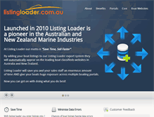 Tablet Screenshot of listingloader.com.au